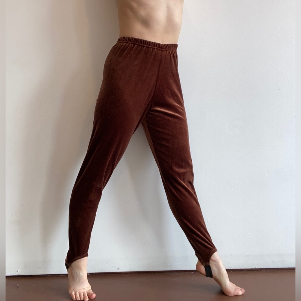 Velour Stirrup Leggings
